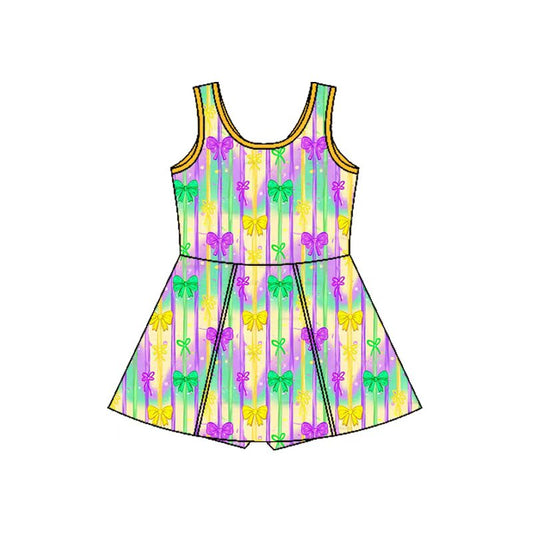 CUSTOM MOQ8  YOGA Mardi Gras girl  dress 202509