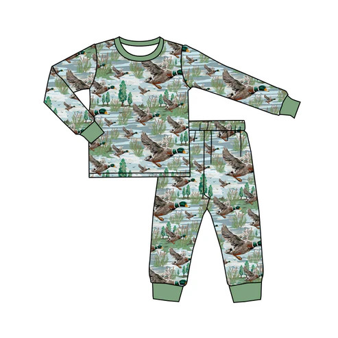 duck camo custom MOQ3 kids outfit (NO MOQ BEFORE 30TH April )