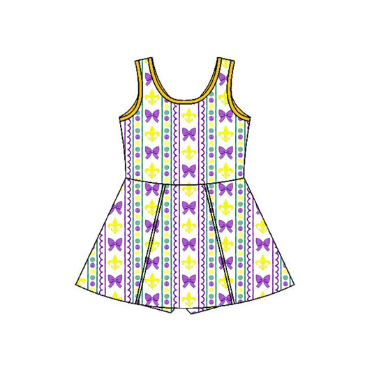CUSTOM MOQ8  YOGA Mardi Gras girl  dress 202509