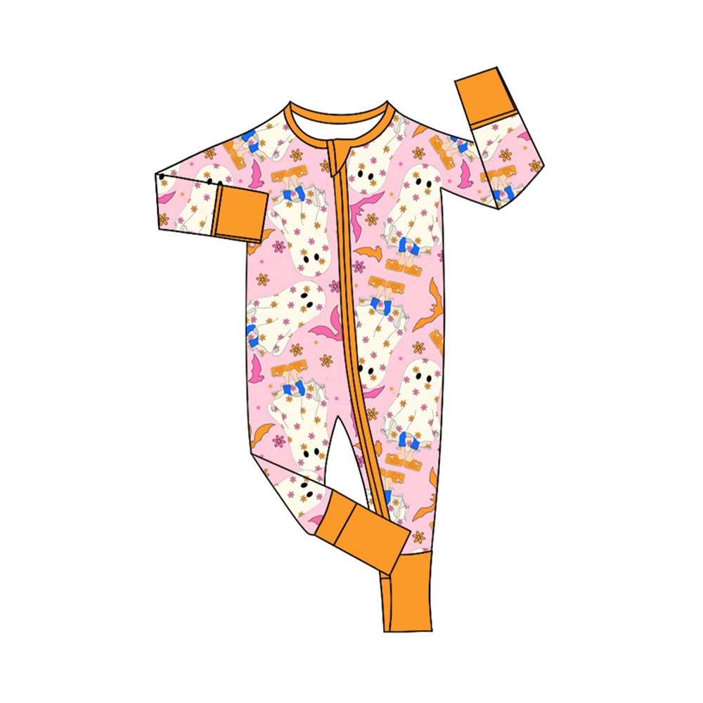 custom MOQ3 Halloween kids pajamas girl romper 202408（