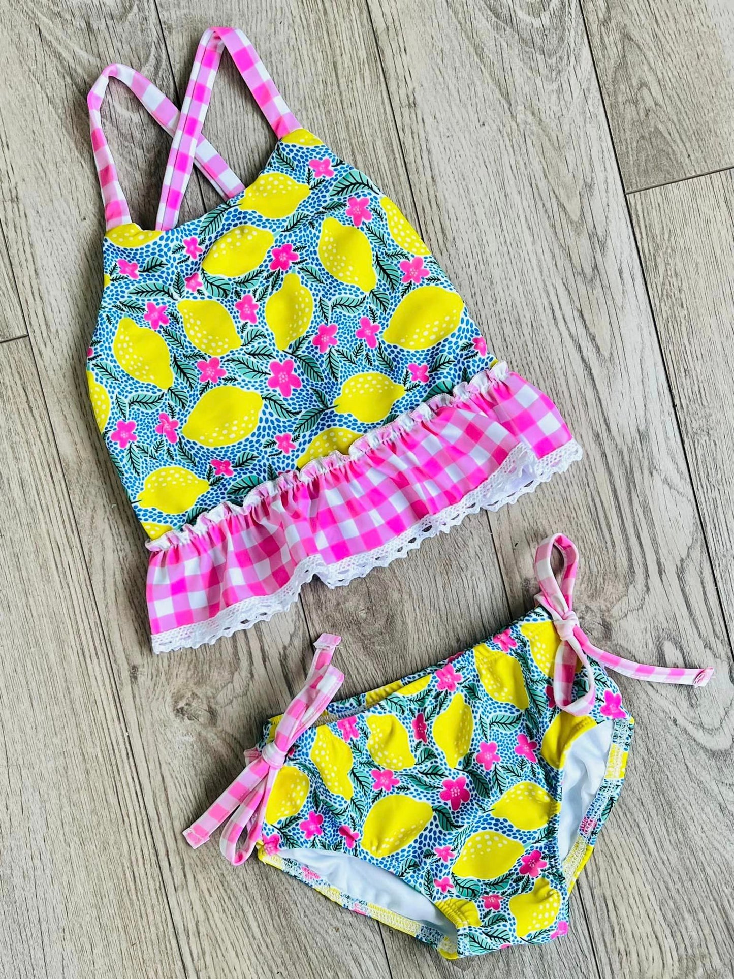 S02 girl swimming suit bathing suit fruit lemon 20231130 preorder