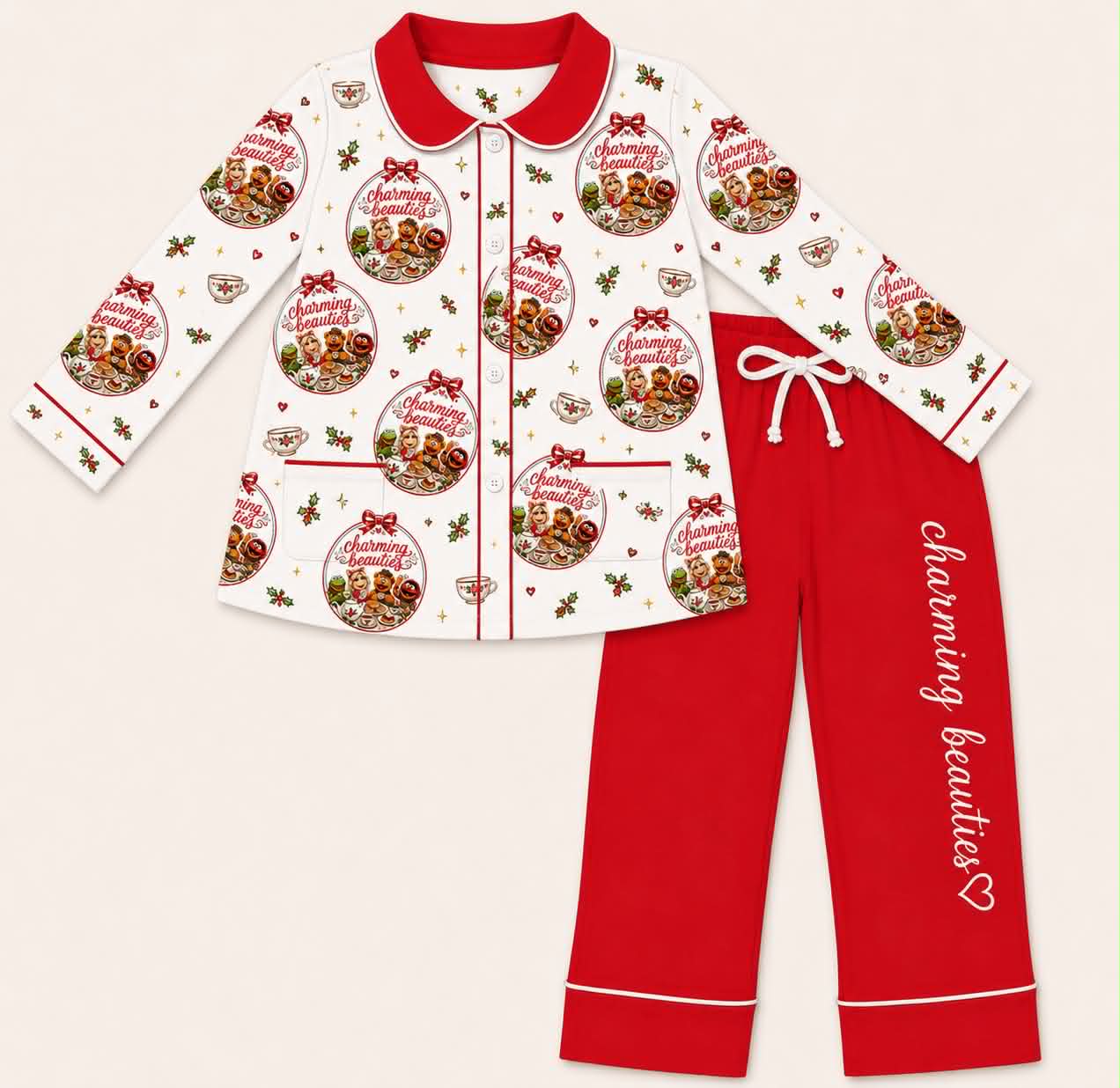 MOQ5  CUSTOM Christmas adult pajamas outfit