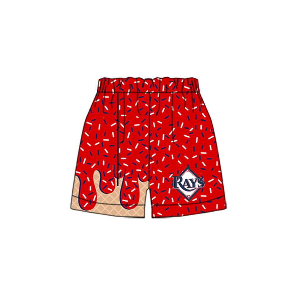 RAYS KIDS MOQ3 CUSTOM   splatter ice cream drip BOY shorts 202504