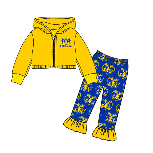 CUSTOM  football team elephant MOQ3  kids outfit