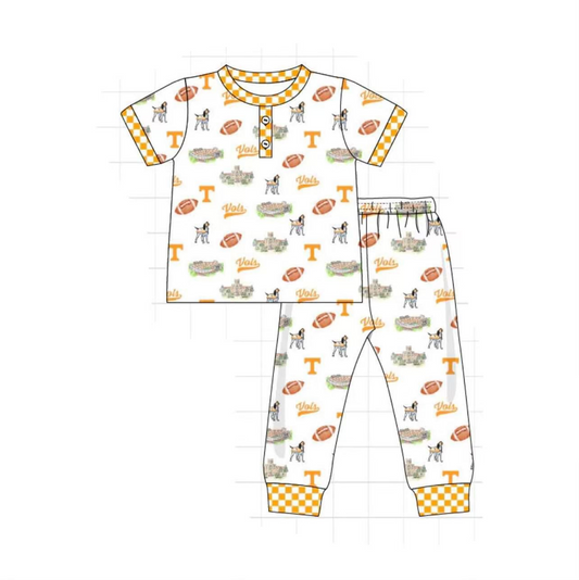 CUSTOM football team boy pajamas clothes MOQ:3