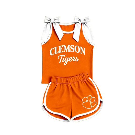 Custom moq5  tiger athletic yoga sports  girl outfit shorts  202607