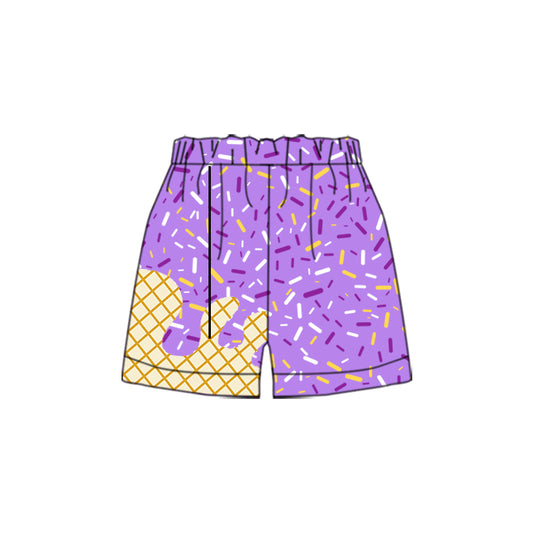 purple yellow MOQ3 logo CUSTOM  KIDS shorts 202503