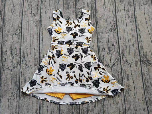MOQ5 Custom  Florien Blackcats Yoga girl dress 2025