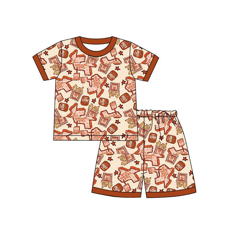 custom MOQ3 boy pajamas outfit