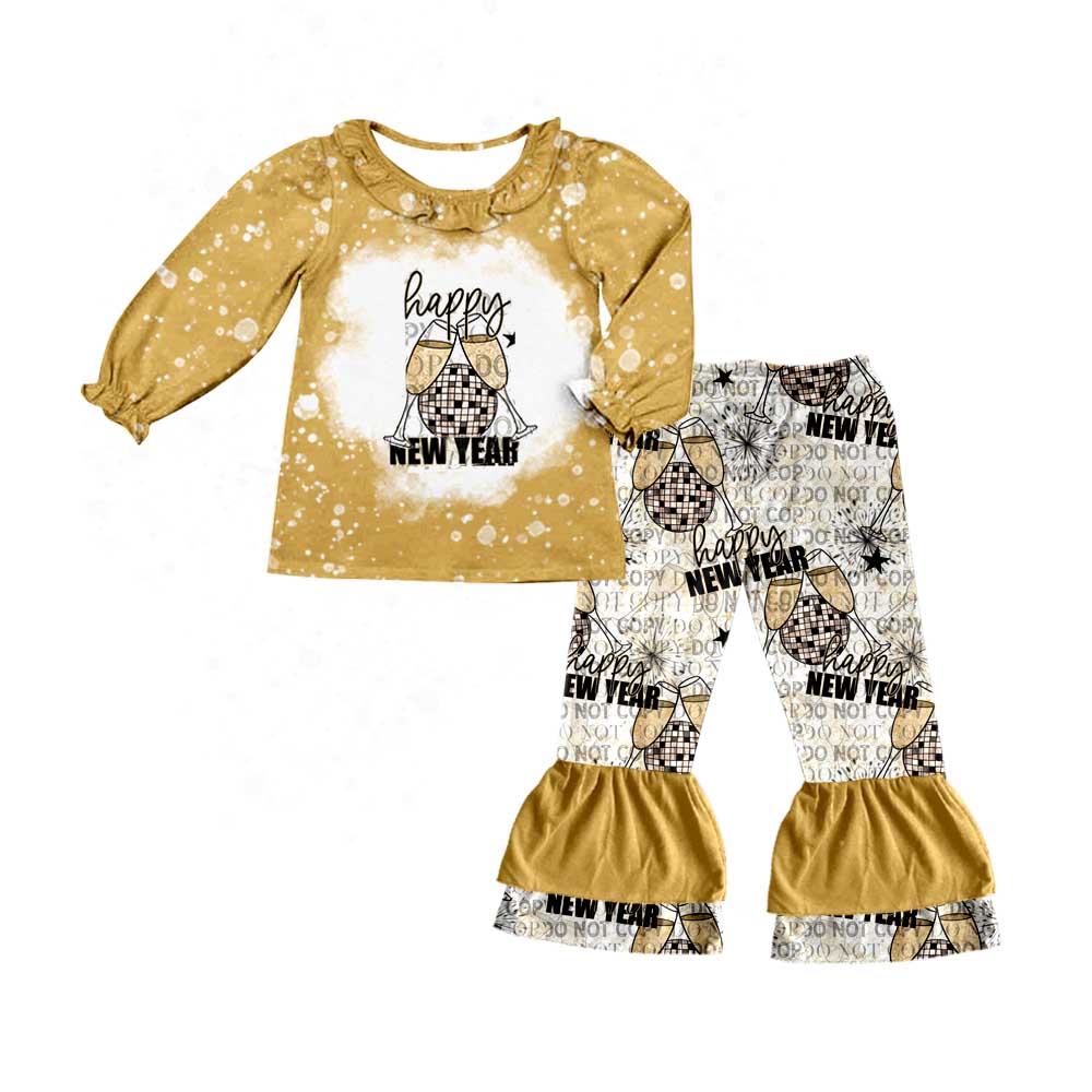 GLP0 cartoon new year long sleeve children boy girl outfit preorder 20230602