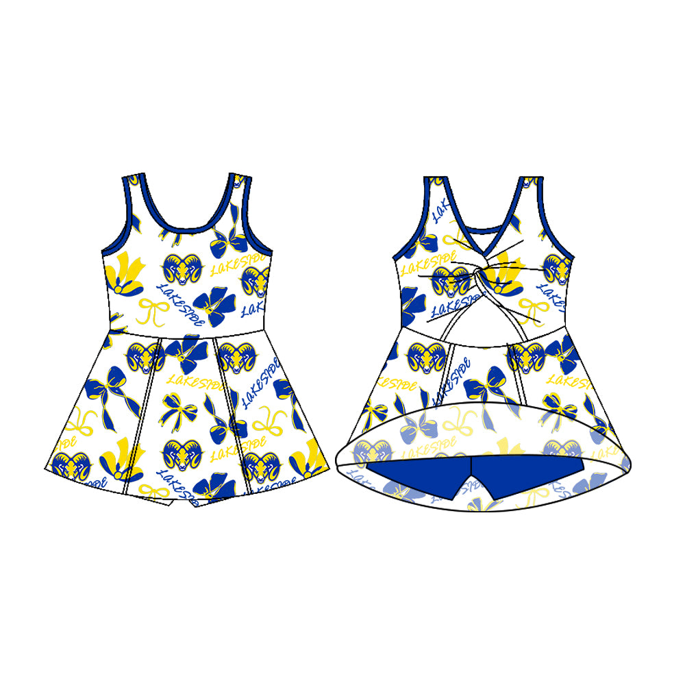 MOQ5 Custom  Rams  Yoga girl dress 2025