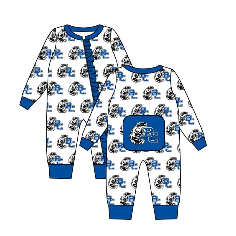 Bear BC CUSTOM MOQ3 football team BOY romper