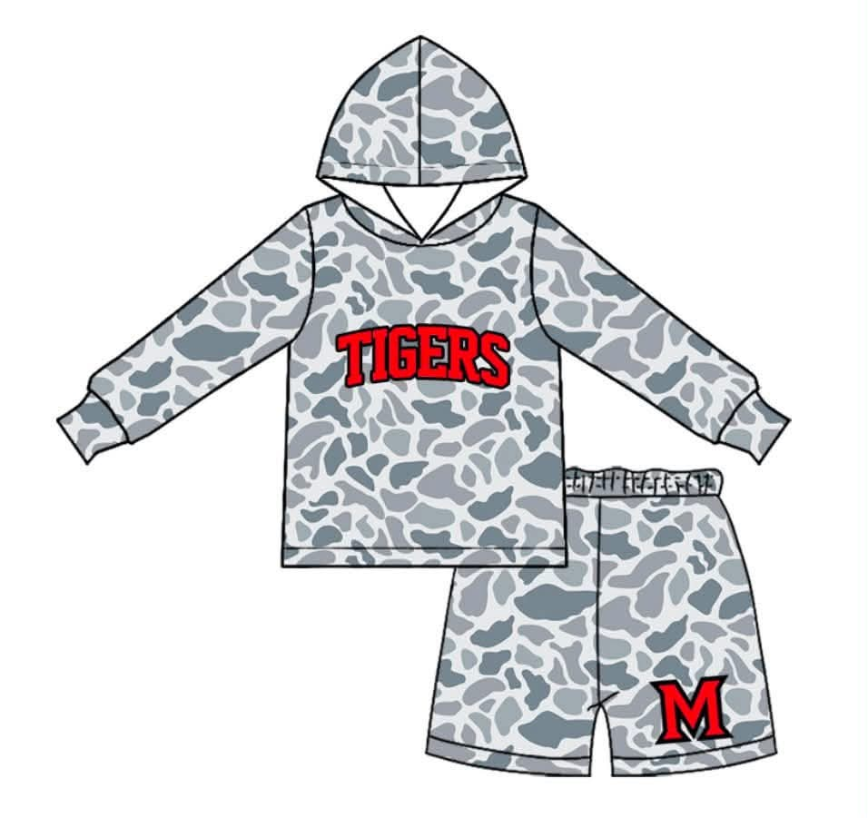 MOQ5 Tigers  Custom hoodie BOY shorts SET 202608