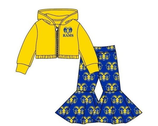 CUSTOM  football team elephant MOQ3  kids outfit