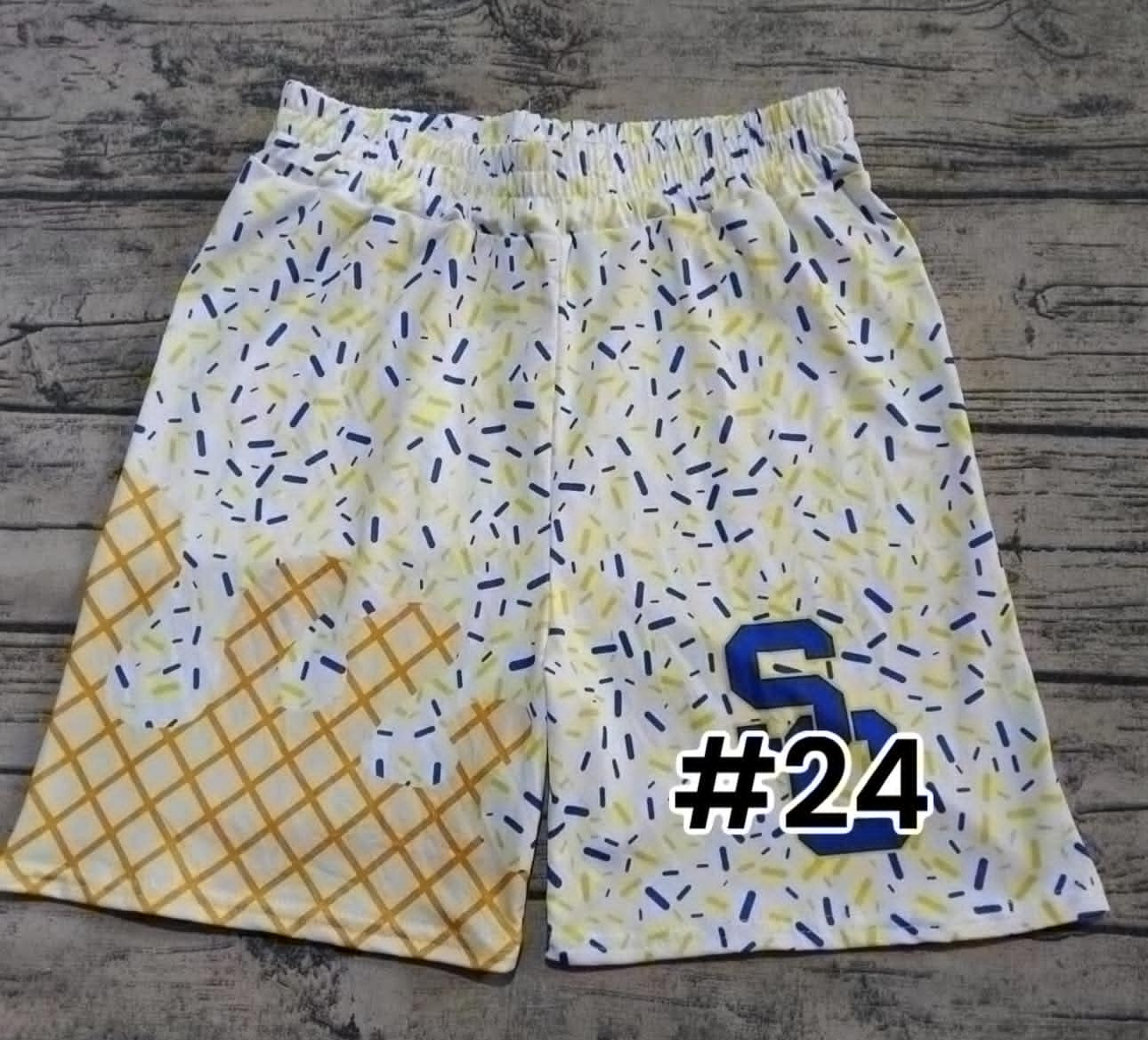 MOQ3 SC logo CUSTOM  KIDS shorts 202503