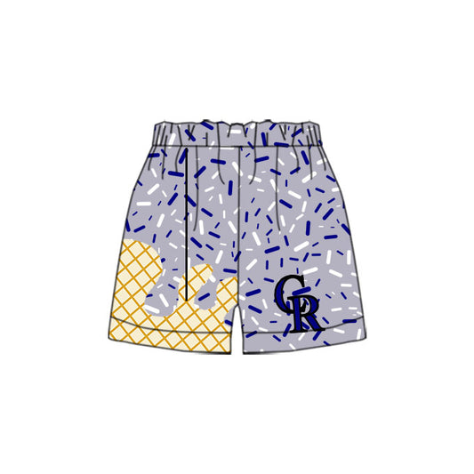 MOQ3 CR logo CUSTOM  KIDS shorts 202503