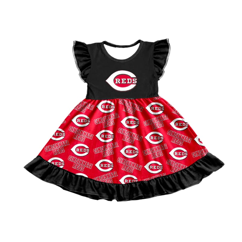 reds team  CUSTOM MOQ3  girl dress