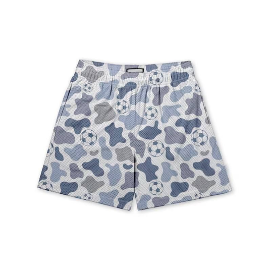 SS0655  boy camo football drip shorts 202509 preorder
