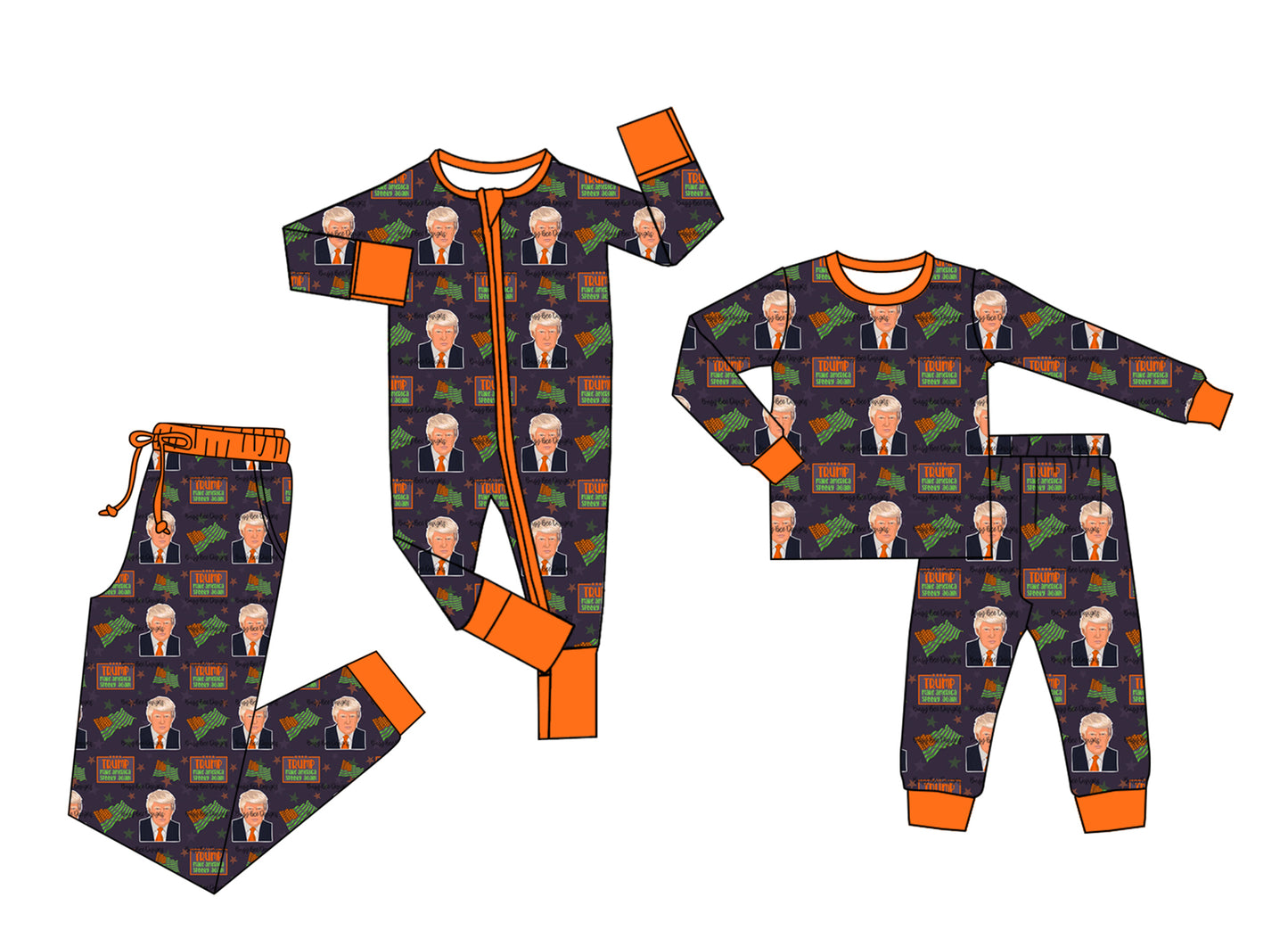 Trump CUSTOM MOQ3 kids romper