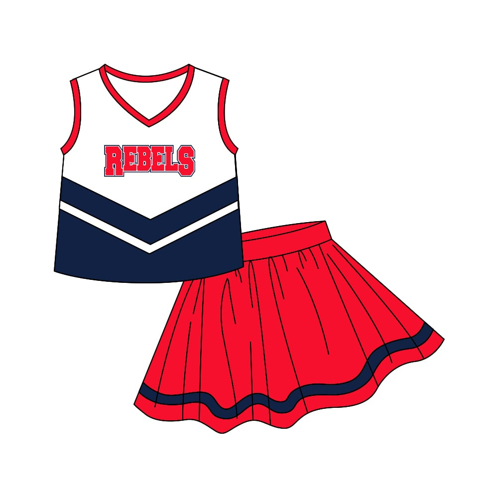 REBELS custom MOQ3 kids Skirts shorts team girl outfit