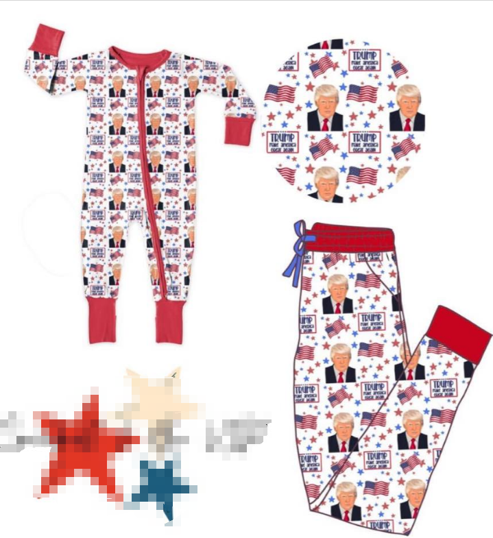 Trump CUSTOM MOQ3 kids romper