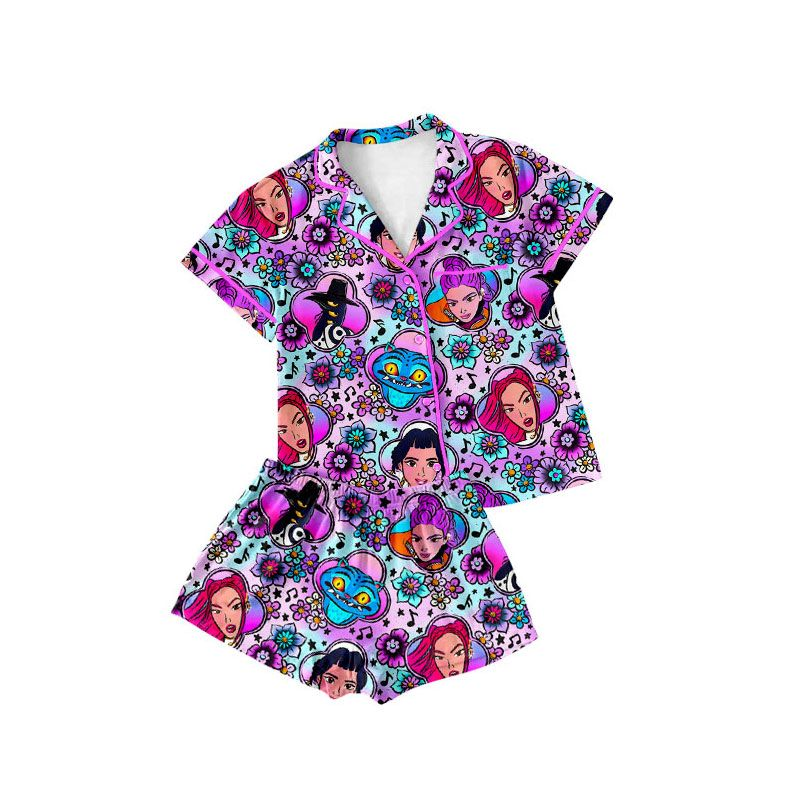 GSSO2753  kpop demon hunters girl summer Pajamas outfit 202511  PREORDER