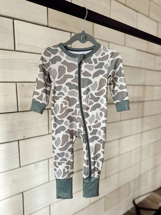 camo sibling LR145 boy romper 202407 preorder