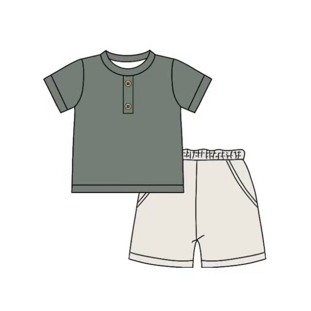 MOQ8  Custom BOY outfit free shipping over $100
