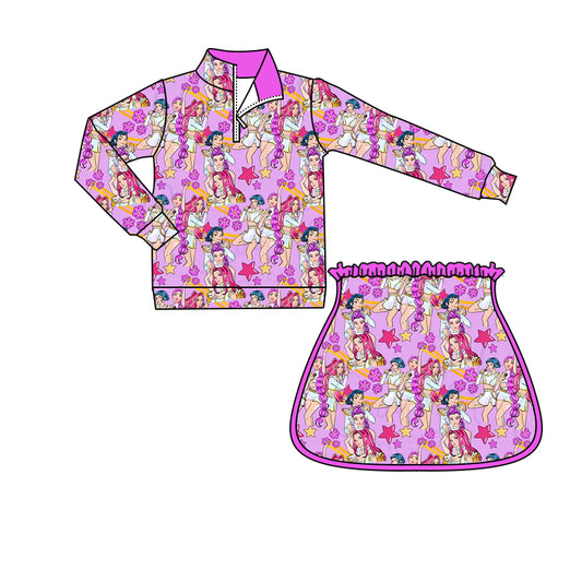 CUSTOM MOQ8 Yoga kpop demon hunter kids girl outfit Skirt 202510