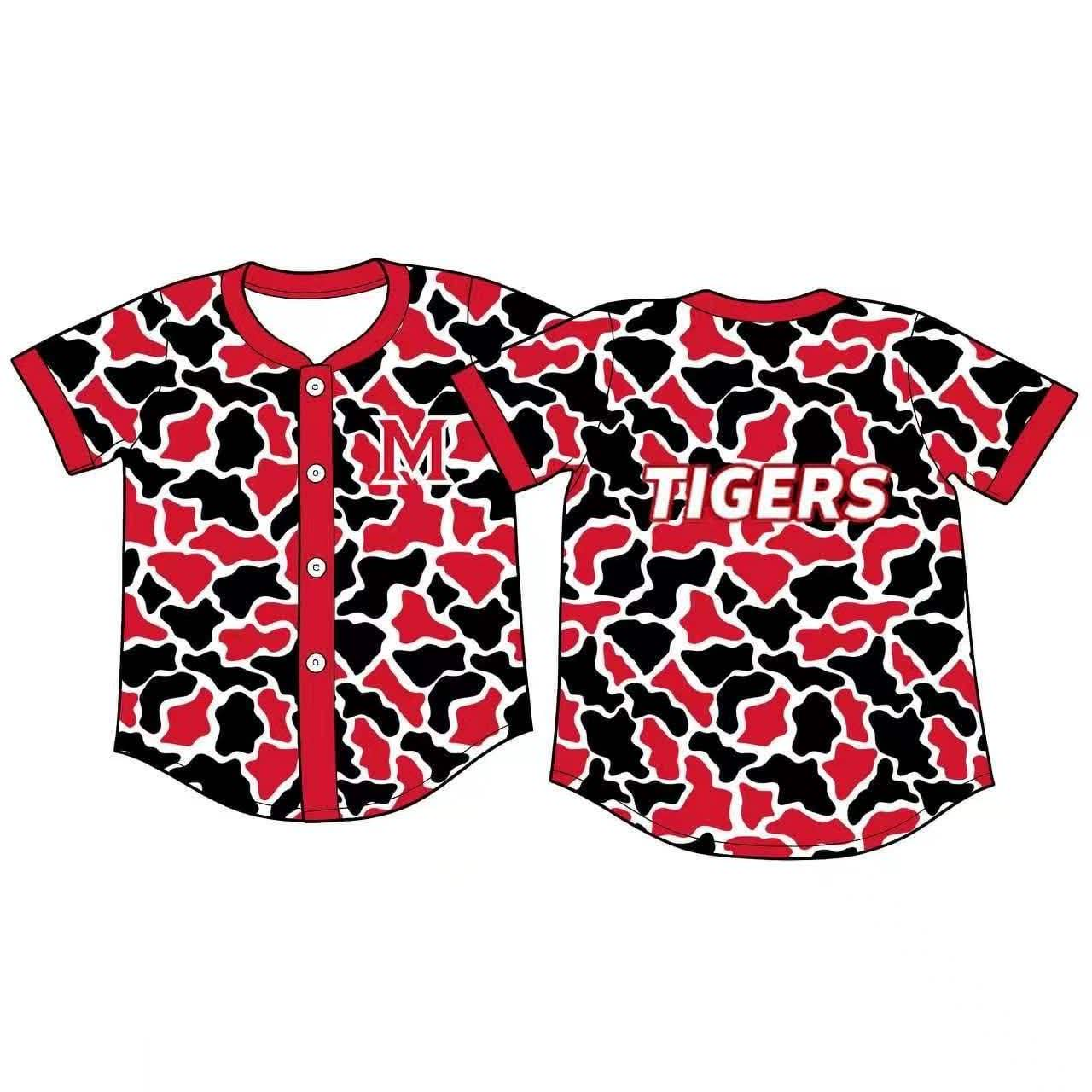 camo  tiger CUSTOM football team boy clothes pullover  MOQ:5