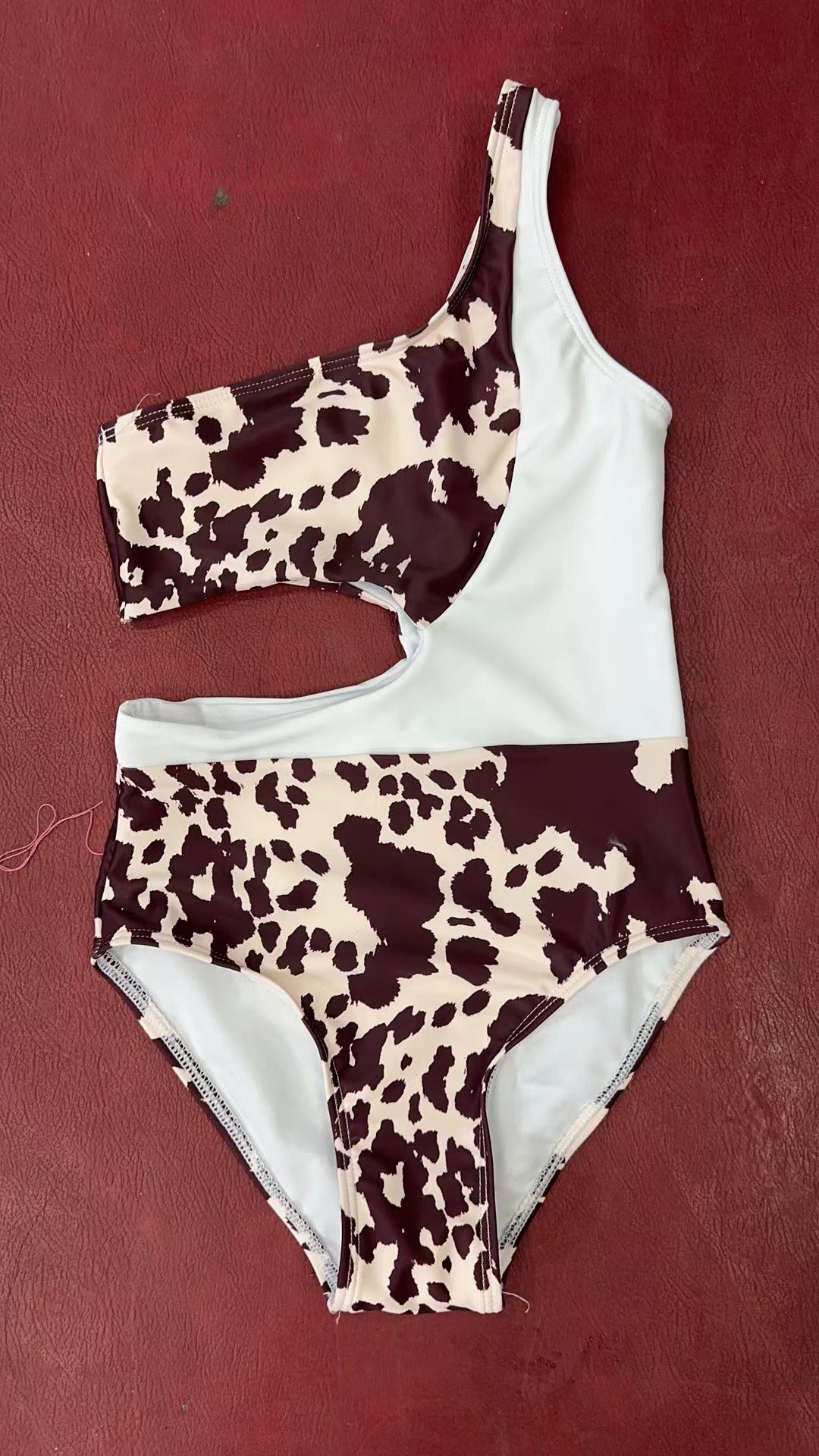 S0129 leopard girls swimwear swim suit 20230328 RTS