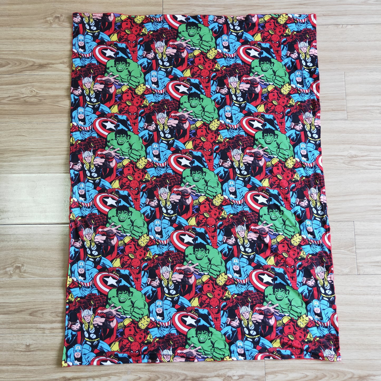 red universe cartoon short sleeve long baby blanket 0924 RTS