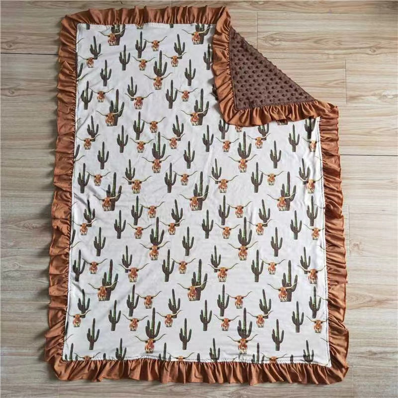 6 B13-26 RTS western cactus Baby blanket 20230215