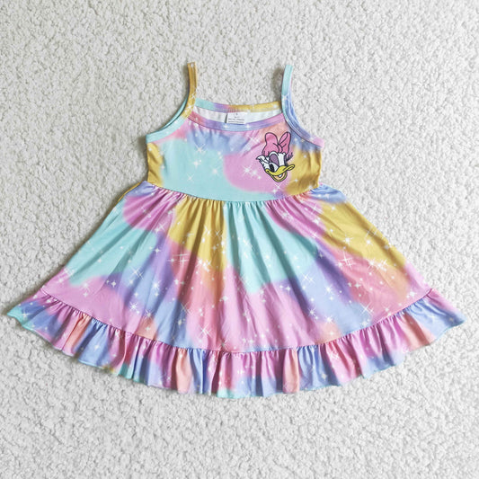 GSD0126 RTS 0713 colorful cartoon mouse bow girl dress clothes