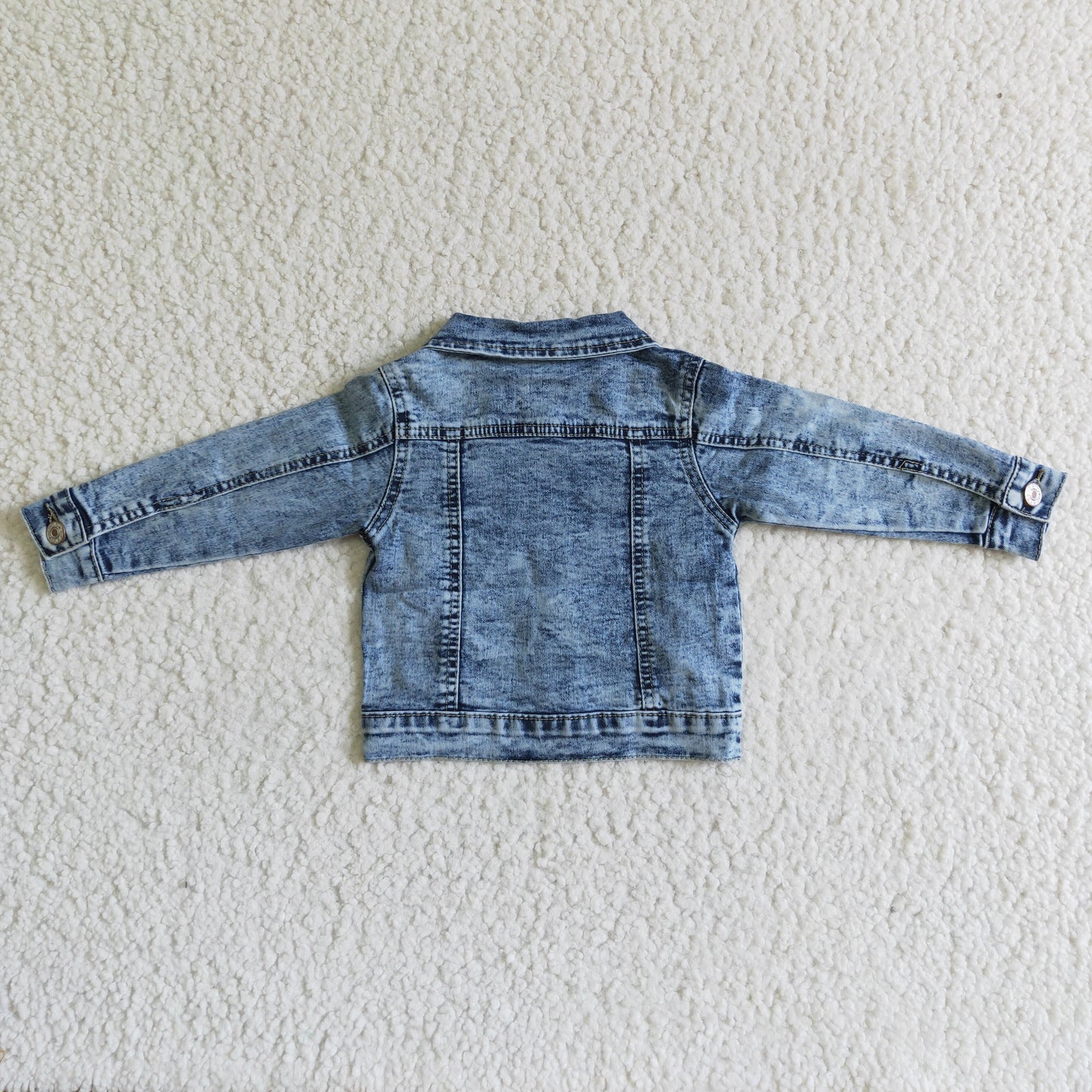 Smart Button Denim Jacket 0826