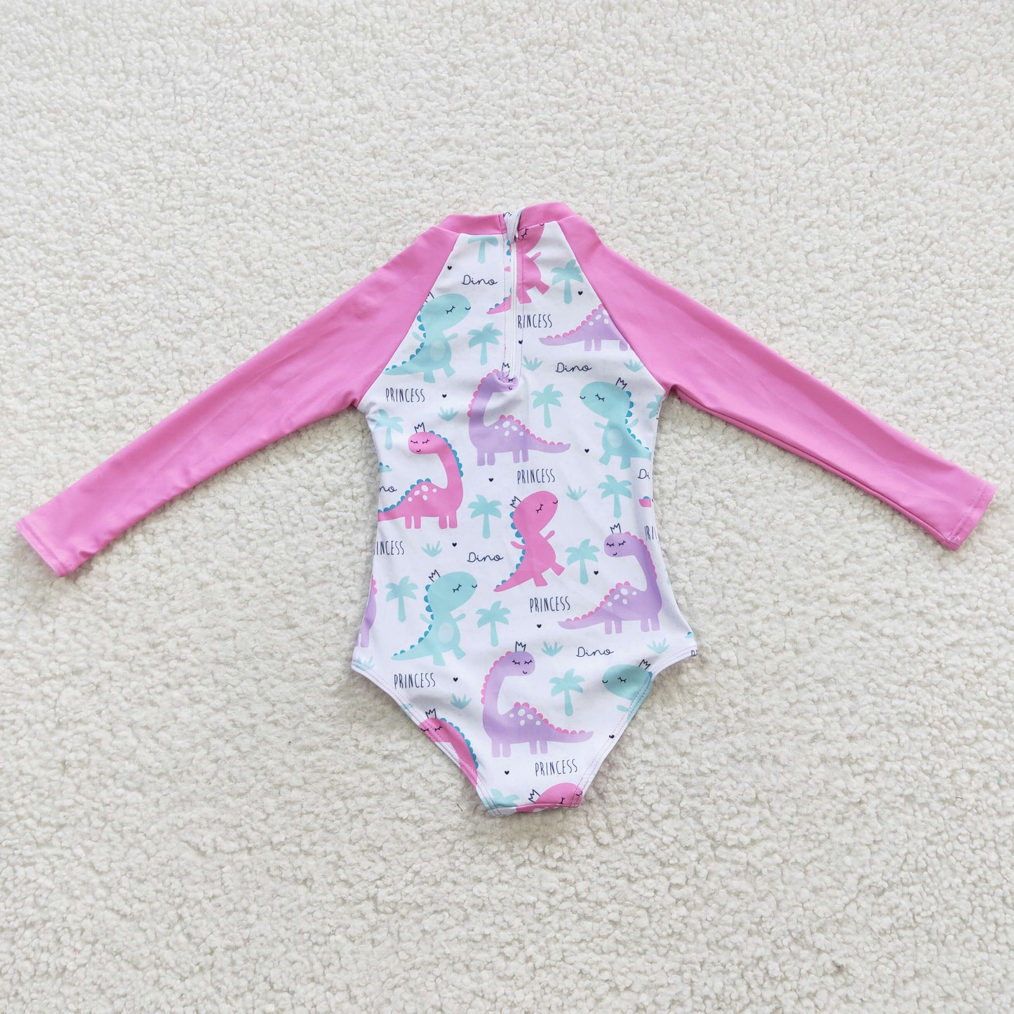S0076 Princess dinosaur swimware swimsuit 20230408
