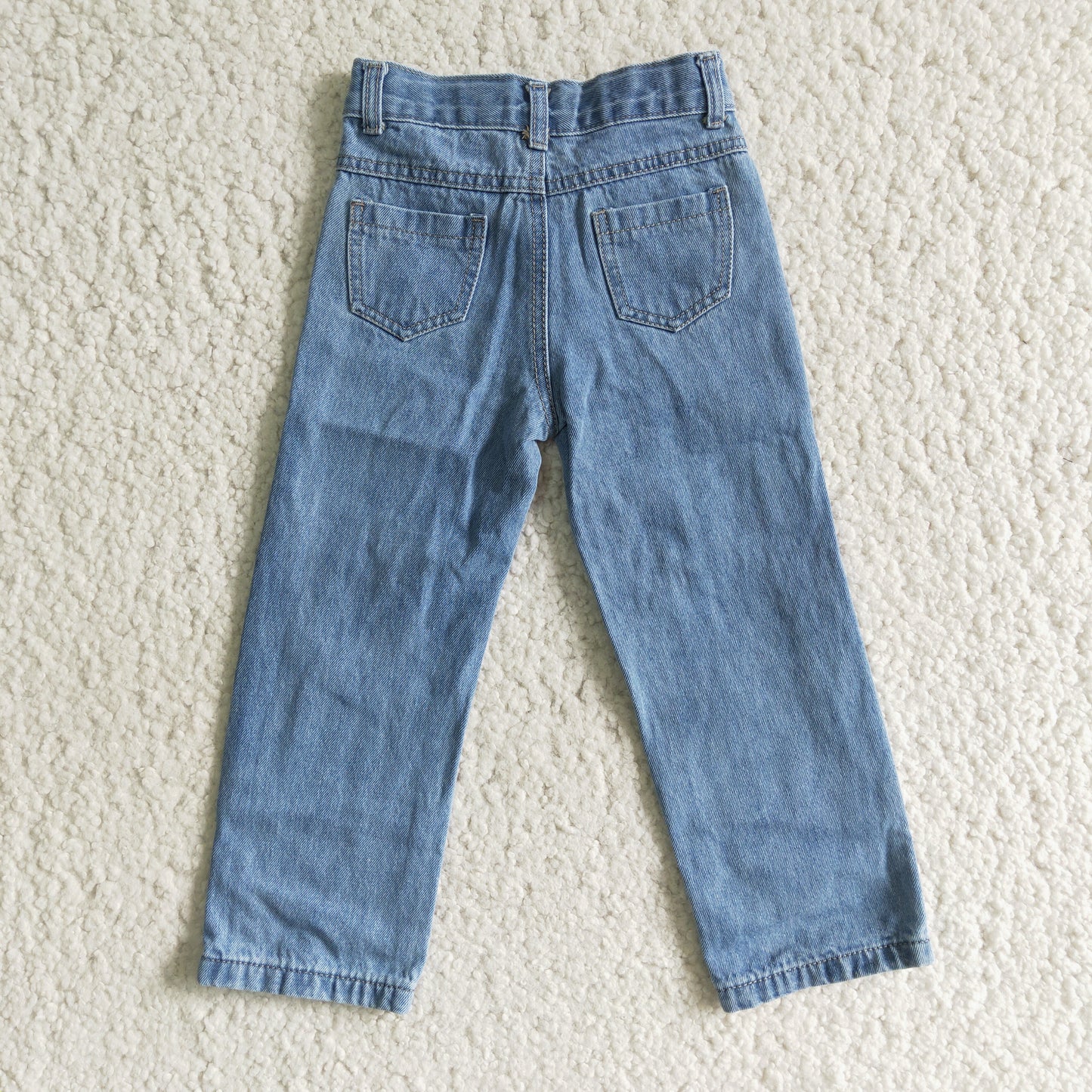 D4-16 ripped jeans blue button jeans denim pant 20230512 RTS