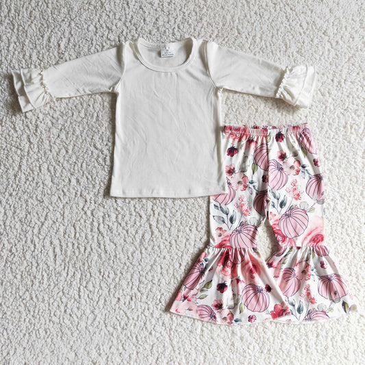 0917 fall pink long sleeve Halloween girl outfit RTS