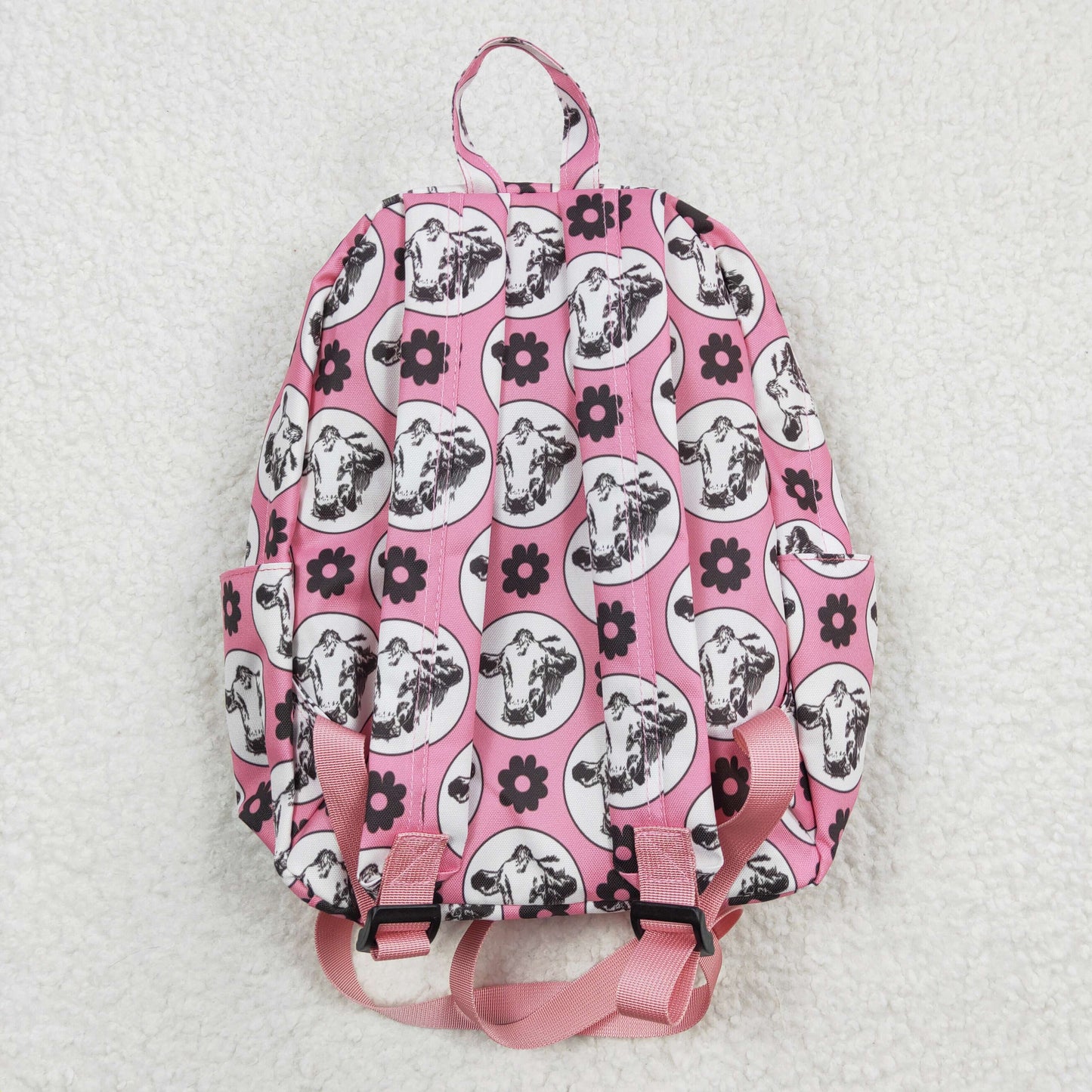 BA0035 10*13.9*4 inches western cow floral pink backpack bag 20230306 RTS