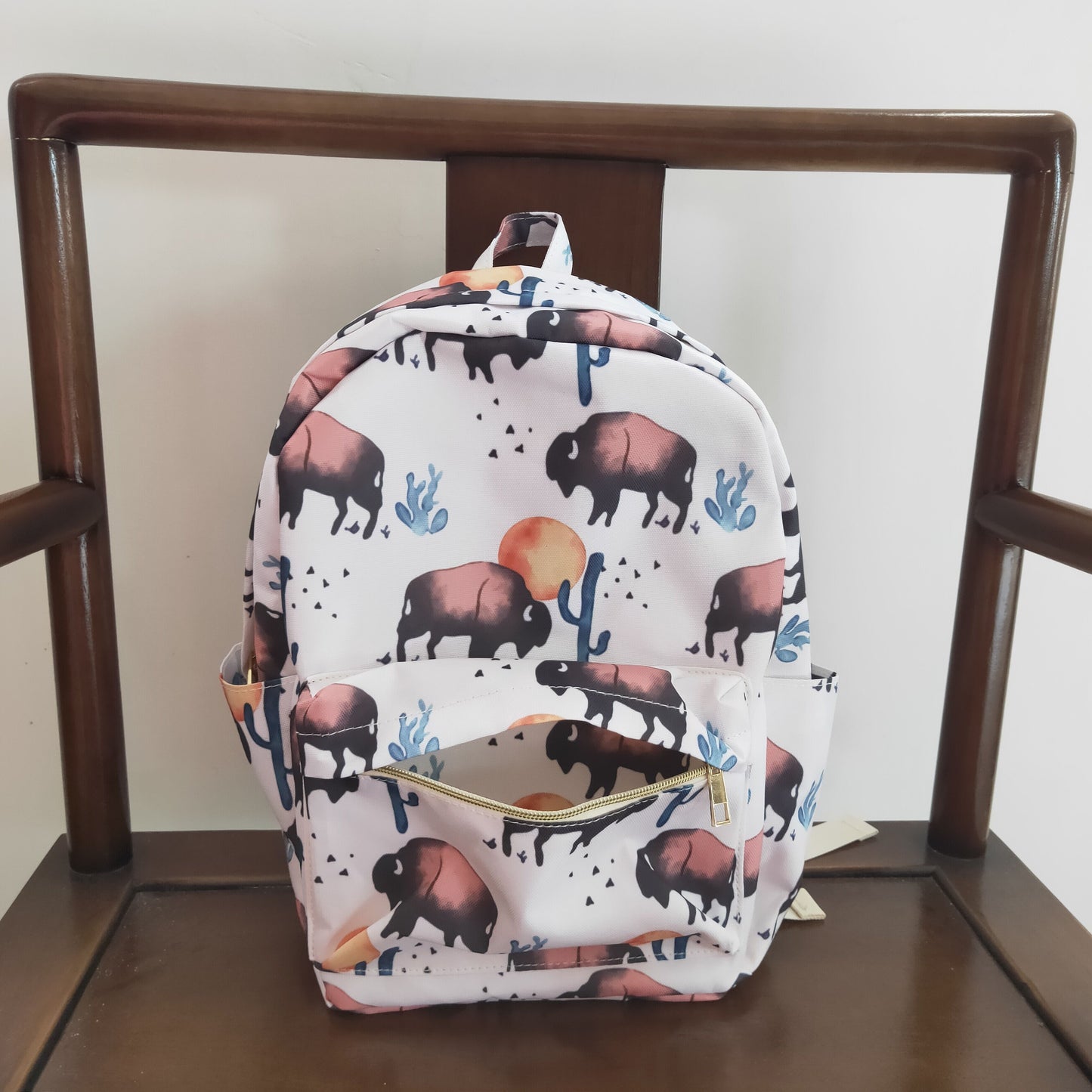 BA0 10*13.9*4 inches western cow backpack bag 20230301 RTS