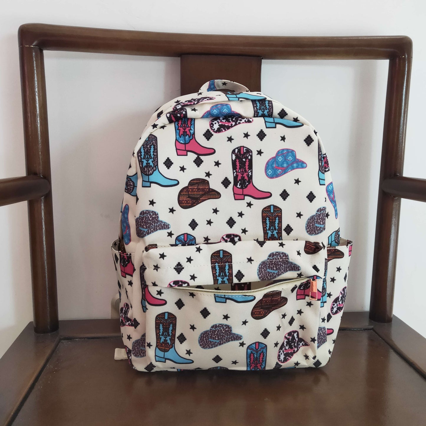 BA00 10*13.9*4 inches western cow backpack bag 20230301 RTS