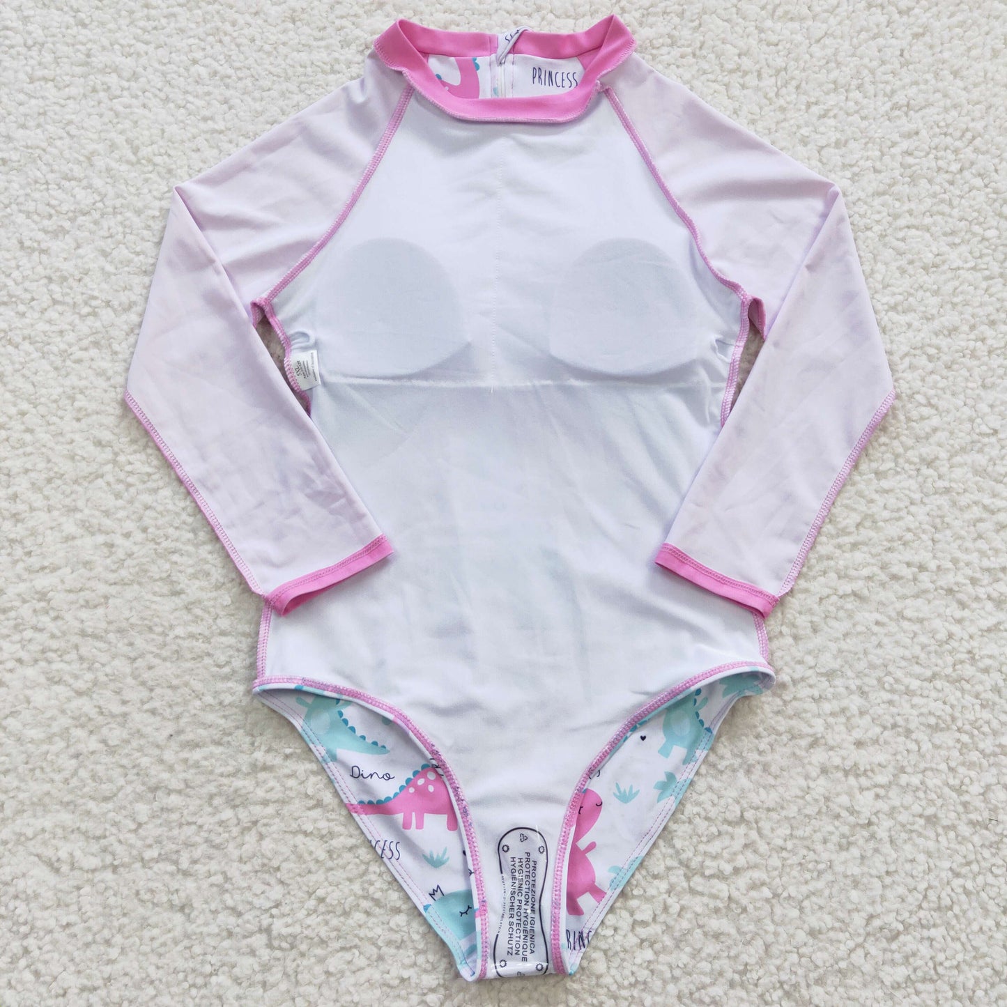 S0076 Princess dinosaur swimware swimsuit 20230408