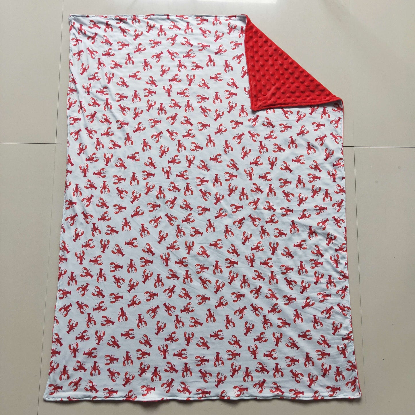 BL0034 RTS baby Crawfish blanket 20230110