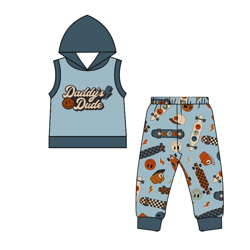 BSPO0071 western daddy dude short sleeves hoodie jogger boy outfit preorder 1202