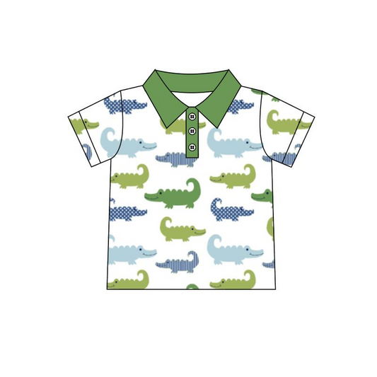 preorder BT0199 short sleeve dinosaur summer boy tee top t-shirt