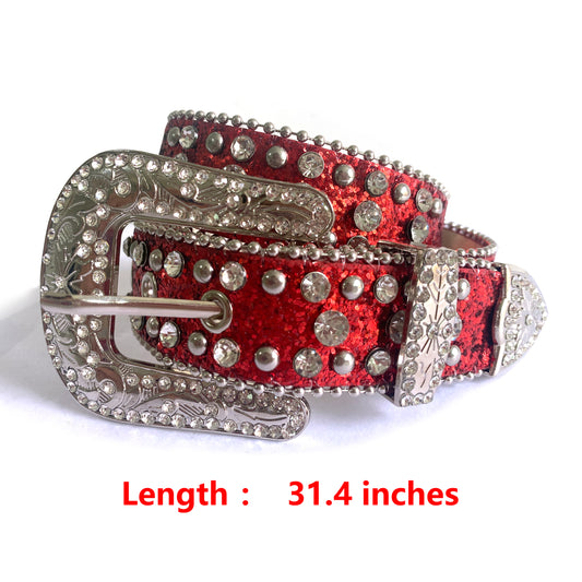 GB0007 RTS waistband Gem red sequin 1213