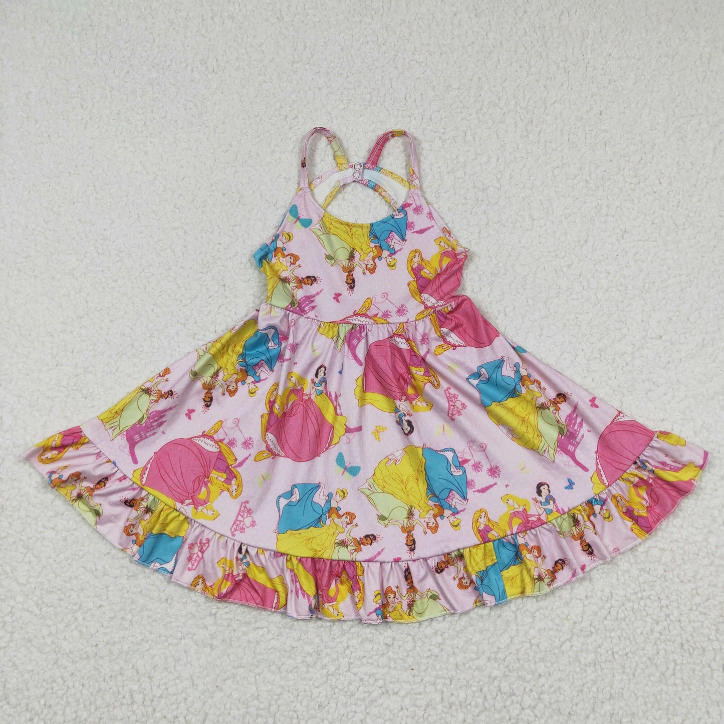 GSD0281 princess short sleeves girl dress 20230313 RTS