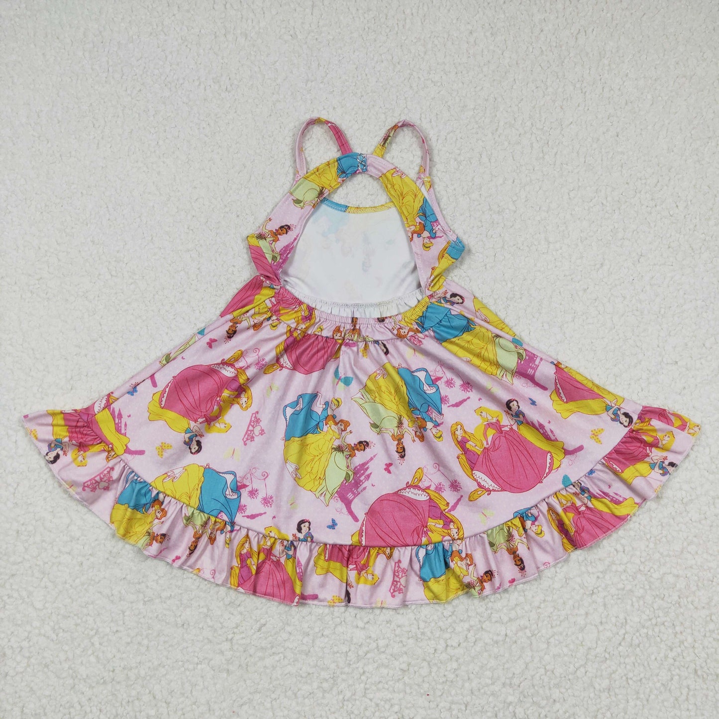 GSD0281 princess short sleeves girl dress 20230313 RTS