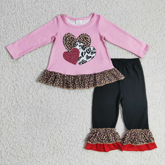 GLP0385 long sleeve cow love valentina leopard girl outfit RTS 1205