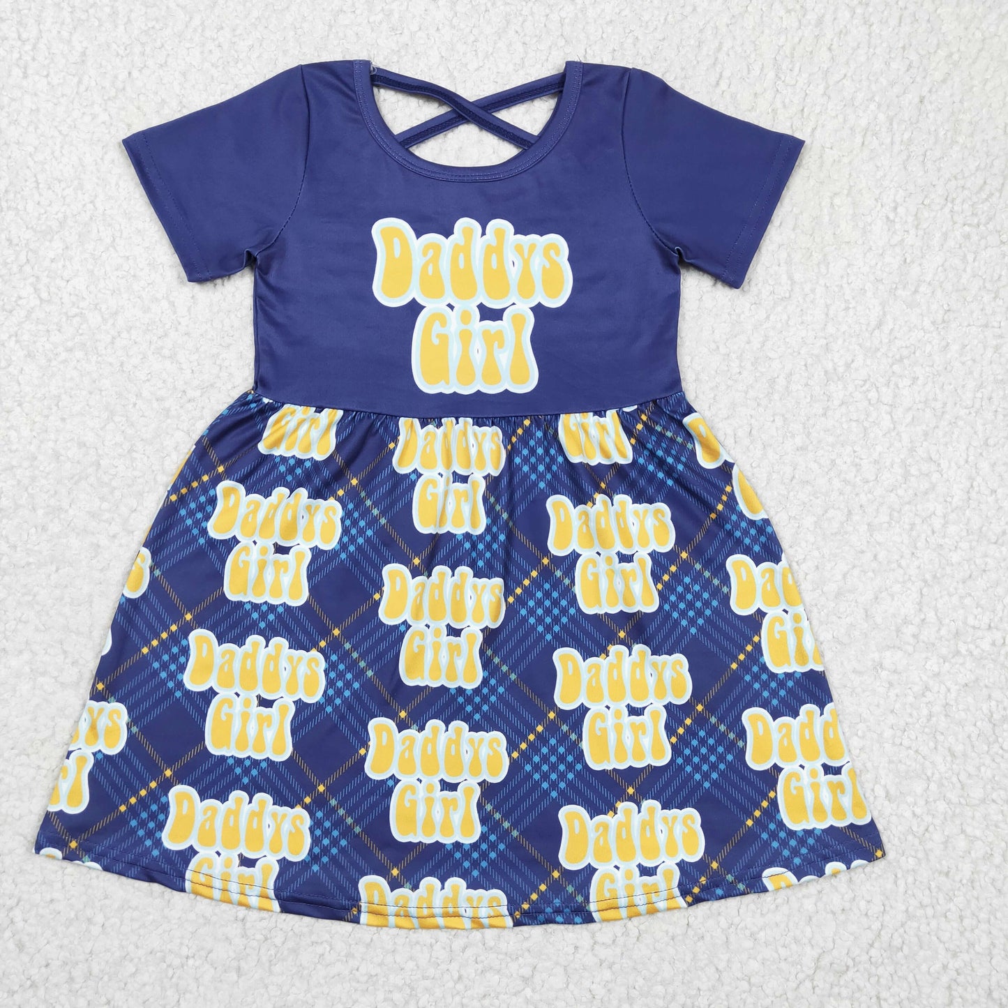 GSD0196 daddy girl short sleeve girl dress 20230103 RTS